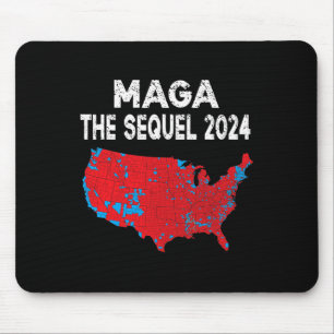 Tapis De Souris Mega La Sequel Président Trump 2024 Carte électora