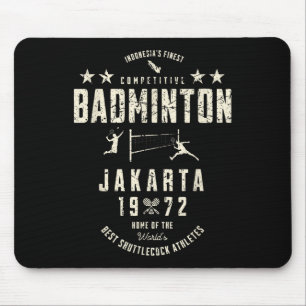 Tapis De Souris Meilleur badminton compétitif indonésien vintage 1