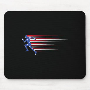 Tapis De Souris Meilleur cadeau équipe USA drapeau américain Athlé