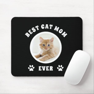 Tapis De Souris Meilleur Chat Maman Toujours Personnalisé Photo Pe