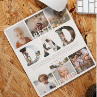 Meilleur Papa Ever | Collage de neuf photos