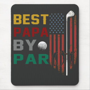 Tapis De Souris meilleur papa par par golf T-Shirt