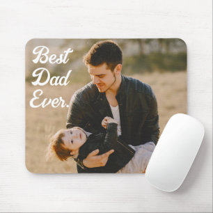 Tapis De Souris Meilleur papa personnalisé Fête des pères photo ca