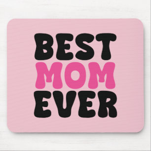 Tapis De Souris Meilleure Maman Typographie
