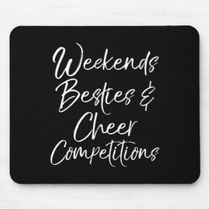 Tapis De Souris Meilleures amies du week-end et tenue de compétiti