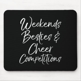 Tapis De Souris Meilleures amies du week-end et tenue de compétiti