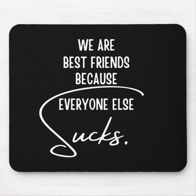 Tapis De Souris Meilleurs amis (Devant)