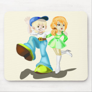 Tapis De Souris Meilleurs Amis Pad - Votre Couleur - Texte