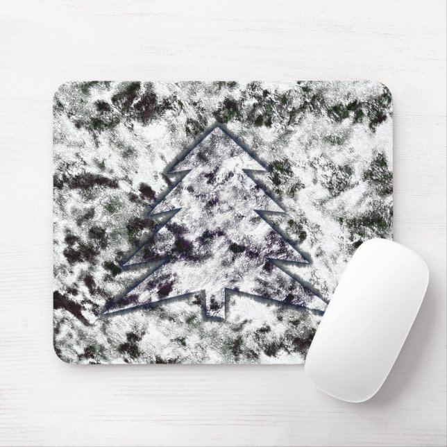 Tapis De Souris Mélange de texture spongieuse bosselée en pin blan (Avec souris)