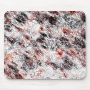 Tapis De Souris Mélange de texture spongieuse bouchée blanche dans
