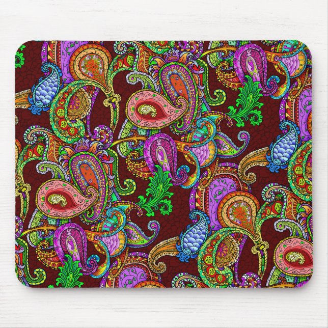 Tapis De Souris Melange Paisley Mousepad (Devant)