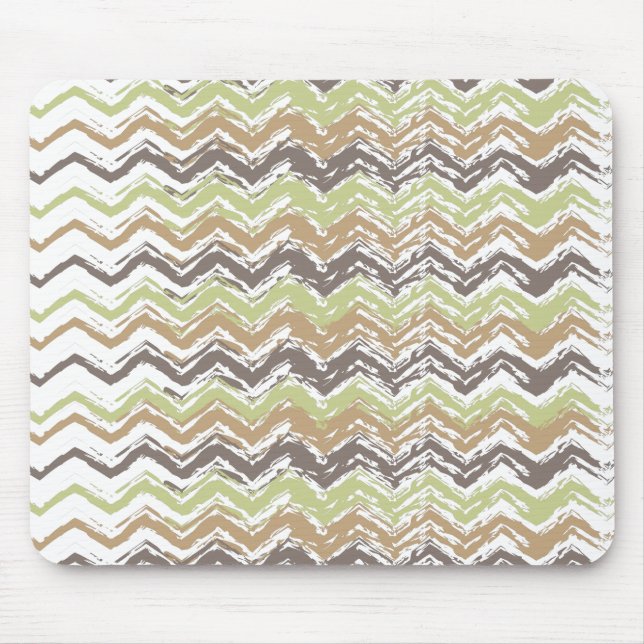 Tapis De Souris Melon Brandy Scribble ZigZag Motif (Devant)