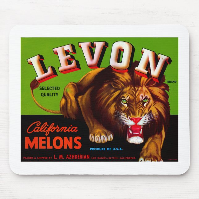 Tapis De Souris Melons de Californie du Levon (Devant)