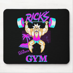Tapis De Souris Membre du club de gym de Rick dans Rick et Morty