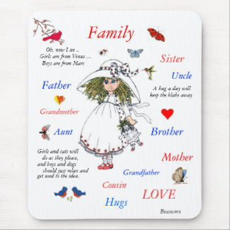 Tapis De Souris Membres de la famille