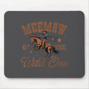 Tapis De Souris Mémé de l'unique cow-boy western rodeo party sauva