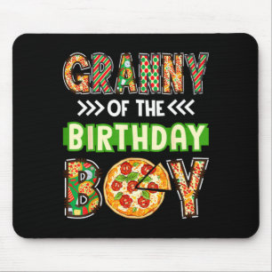 Tapis De Souris Mémé du garçon garçon d'anniversaire amateur de pi