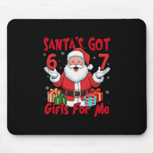 Tapis De Souris Mème Santa Six Seven Noël Gen Z Meme