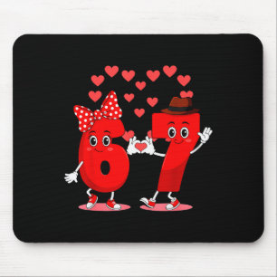 Tapis De Souris Memes 6 Et 7 Six Sept Mignons Amour Saint-Valentin