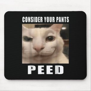 Tapis De Souris Mèmes de chats stupides amusants par 919 Designs C