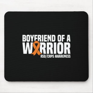 Tapis De Souris Mens Boyami d'un guerrier Orange Ribbon RSDCRPS