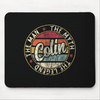 Tapis De Souris Mens Colin L'Homme Le Mythe La Légende Prénom