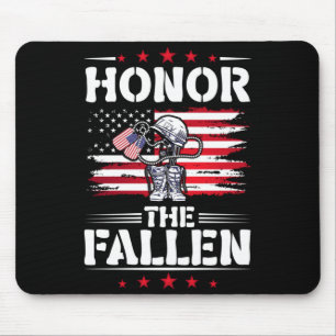 Tapis De Souris Mens honore le militaire vétéran tombé au combat