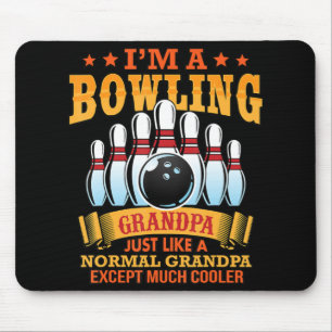 Tapis De Souris Mens Je Suis Un Grand-Père De Bowling Comme Un Gra