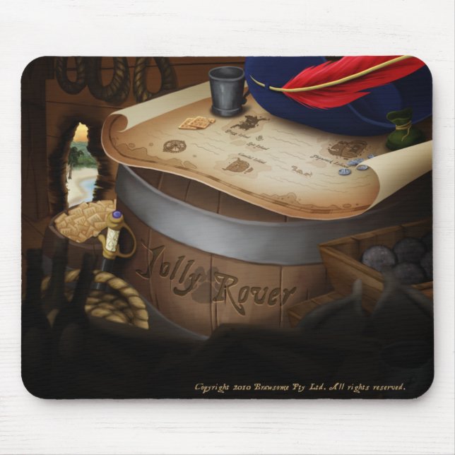 Tapis De Souris Menu principal gai de Rover (Devant)