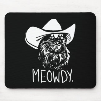Tapis De Souris Meowdy Texas Cat Meme