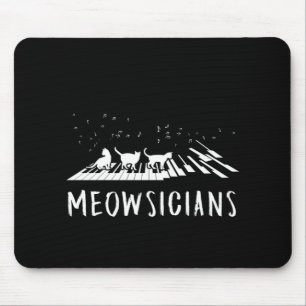 Tapis De Souris Méowsiciens Musique Chat Kitten Piano Piano Pianis
