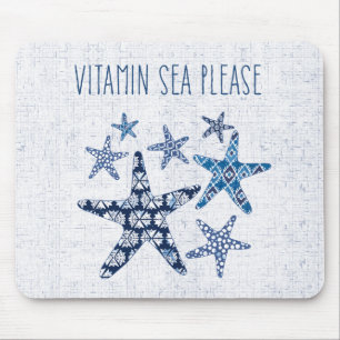 Tapis De Souris Mer côtière de vitamine de l'art   svp