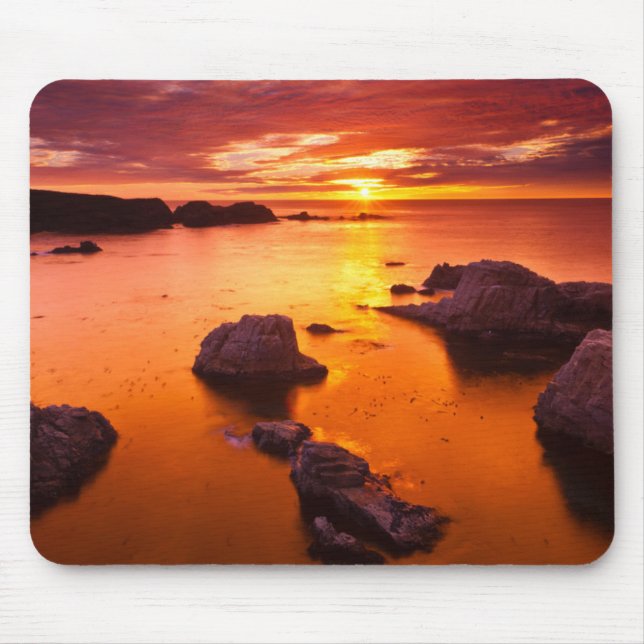 Tapis De Souris Mer d'Orange, coucher du soleil, Californie (Devant)