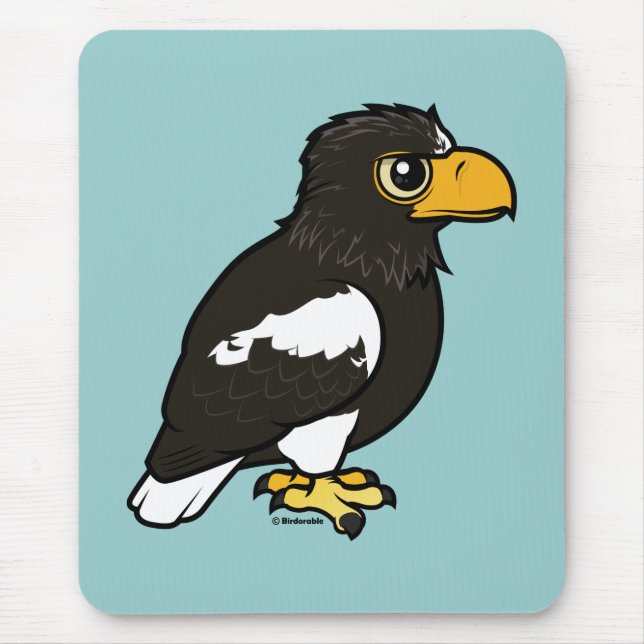Tapis De Souris Mer Eagle de Birdorable Steller (Devant)