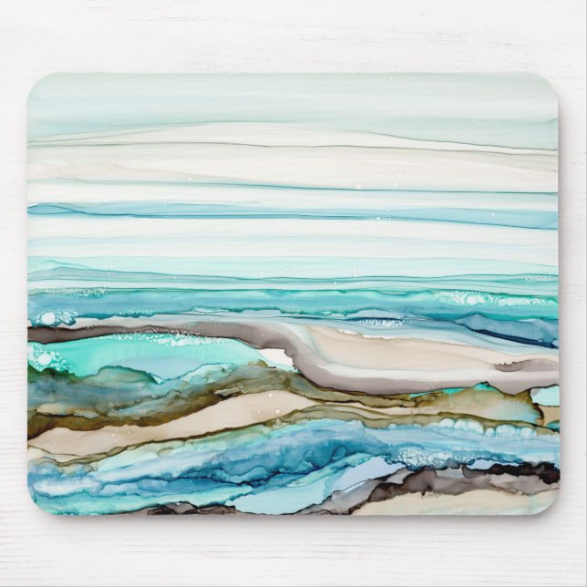 Tapis De Souris Mer paisible Mousepad (Devant)