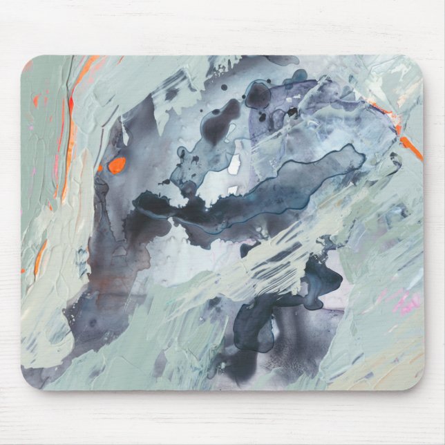 Tapis De Souris Mer polyphonique - Bleu (Devant)
