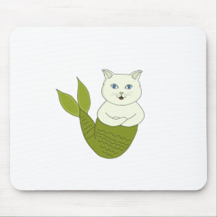 Tapis De Souris Mercat Purrmaid Merman Fish Cat