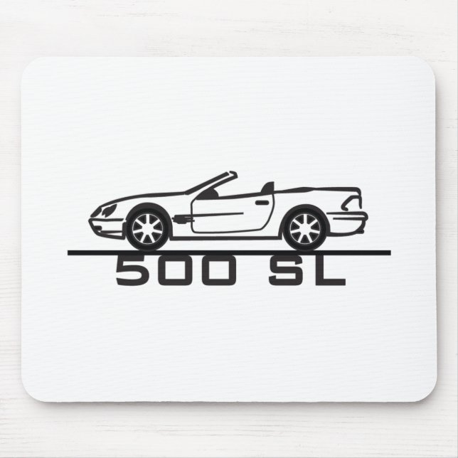 Tapis De Souris Mercedes 500 SL Type 230 (Devant)