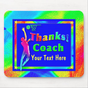 Tapis De Souris Merci Mousepad d'entraîneur de football
