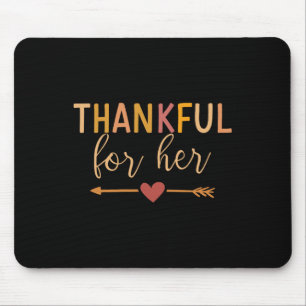 Tapis De Souris Merci Pour Son Couple Correspondant Pour Thanksgiv