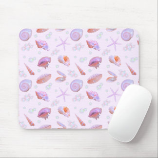 Tapis De Souris Mermaidcore Iridescent Océan Pastel Violet Y2K