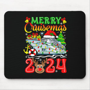 Tapis De Souris Merry Cruisemas 2024 Croisière Noël Rudolph Xmas