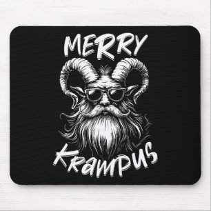 Tapis De Souris Merry Krampus Mythe Enfants Hommes Noël Horreur