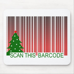 Tapis De Souris MERRY XMAS : scan this barcode