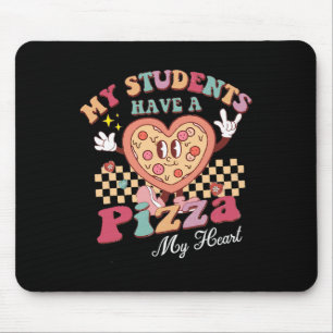 Tapis De Souris Mes élèves géniaux ont une pizza de mon cœur Ensei