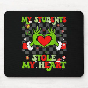 Tapis De Souris Mes étudiants me volent le coeur Noël Noël Enseign