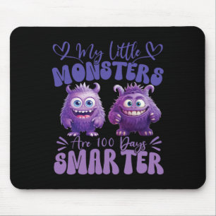 Tapis De Souris Mes Petits Monstres Sont 100 Jours Plus Smarter Fl