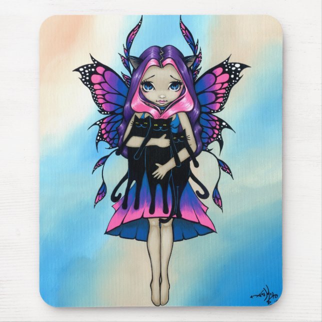 Tapis De Souris "Mes trois minous" Mousepad (Devant)