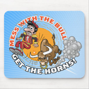 Tapis De Souris Mess avec le Bull...