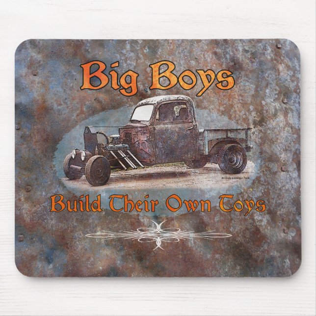 Tapis De Souris Métal rouillé de camion de Ratrod (Devant)